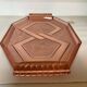 Plat plateau en verre rose style Rosaline B