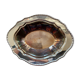 Vintage metal platter "silver on copper"