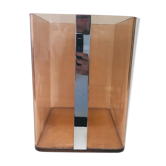 Plexiglas paper basket, 1970