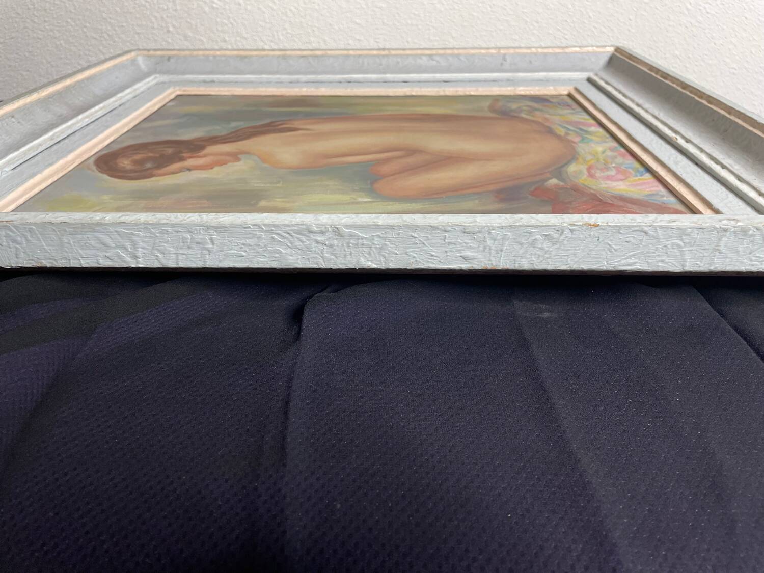 Tableau Albert Genta, femme nue de dos, XXème siècle