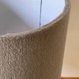 Ceramic lamp with aluminum rim 70s