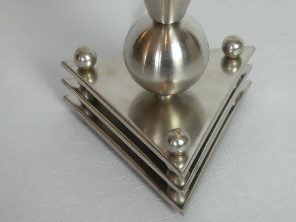 Paire de lampes de chevet cubistes