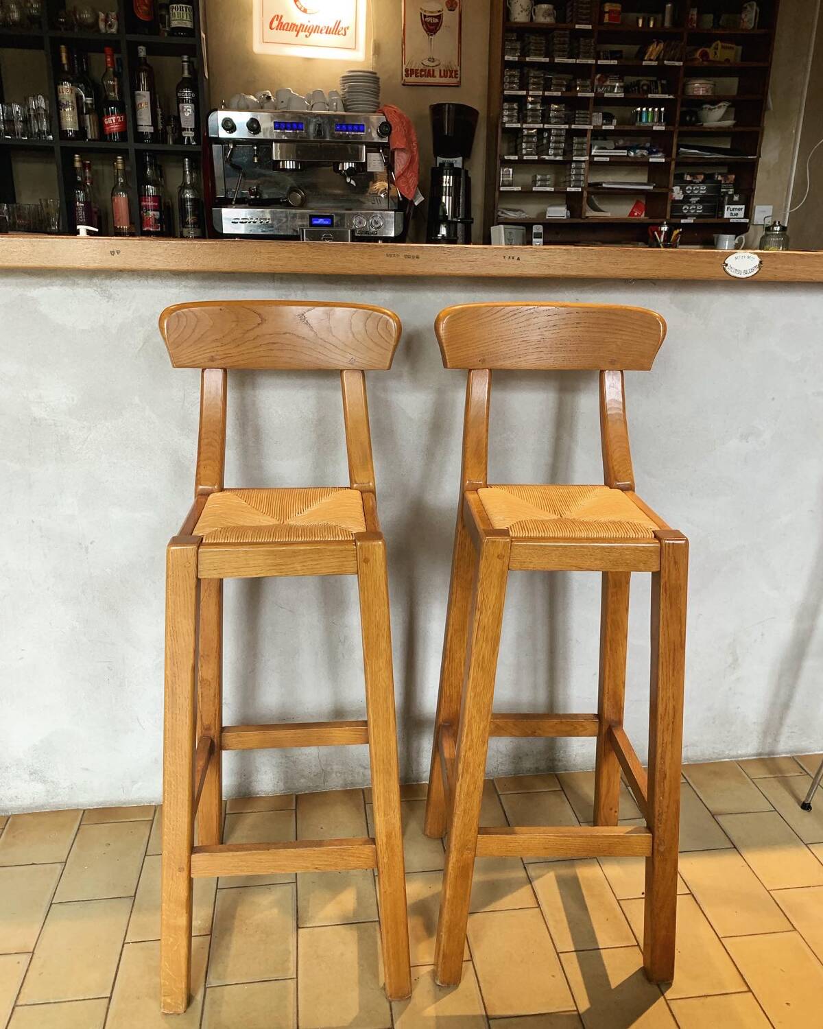 Pair of bar chairs