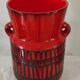 Red vase by Roger Capron circa 1960