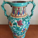 Large earthenware vase from Monaco Cerart 1950 1960
