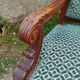 Pair of antique Louis XVI mahogany armchairs from the 19th century