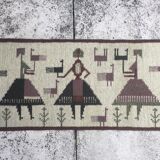Swedish flat weave rug 1950
