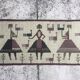 Swedish flat weave rug 1950