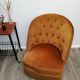 Golden toad armchair