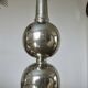 Paire de lampes en métal chromé années 70