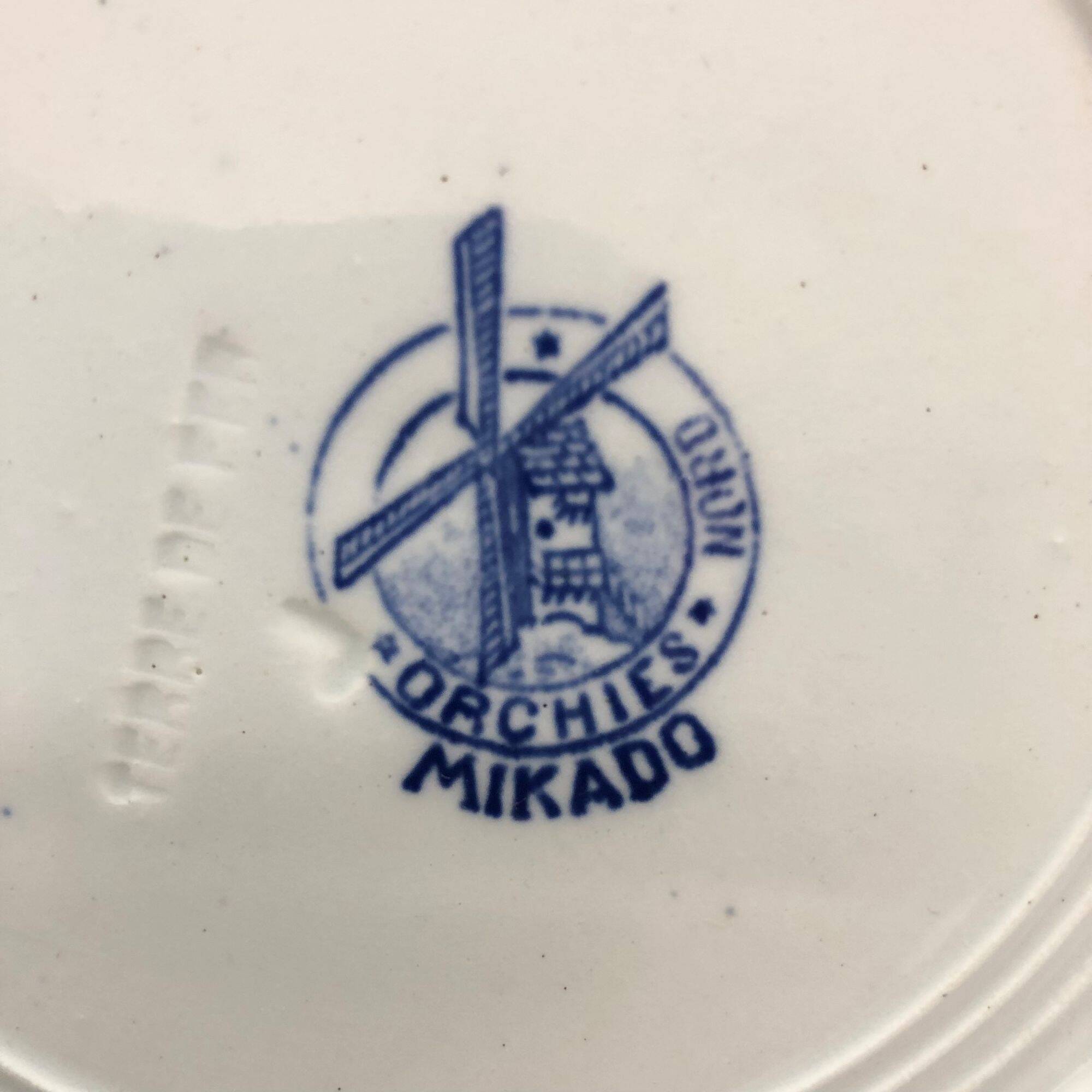 4 deep plates "Orchies - Nord". Mikado model.