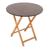Table ronde pliante italienne moderne, années 1970, Italie