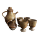 tea or coffee service in stoneware by Charles Gaudry