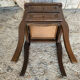 Antique Nightstand Louis XV Style Wood 2 Drawers Vintage #E294