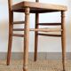 Bistro table and its two 1950s chairs