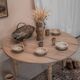 Round coffee table