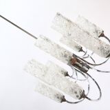 Lustre en teck du milieu du siècle années 1960