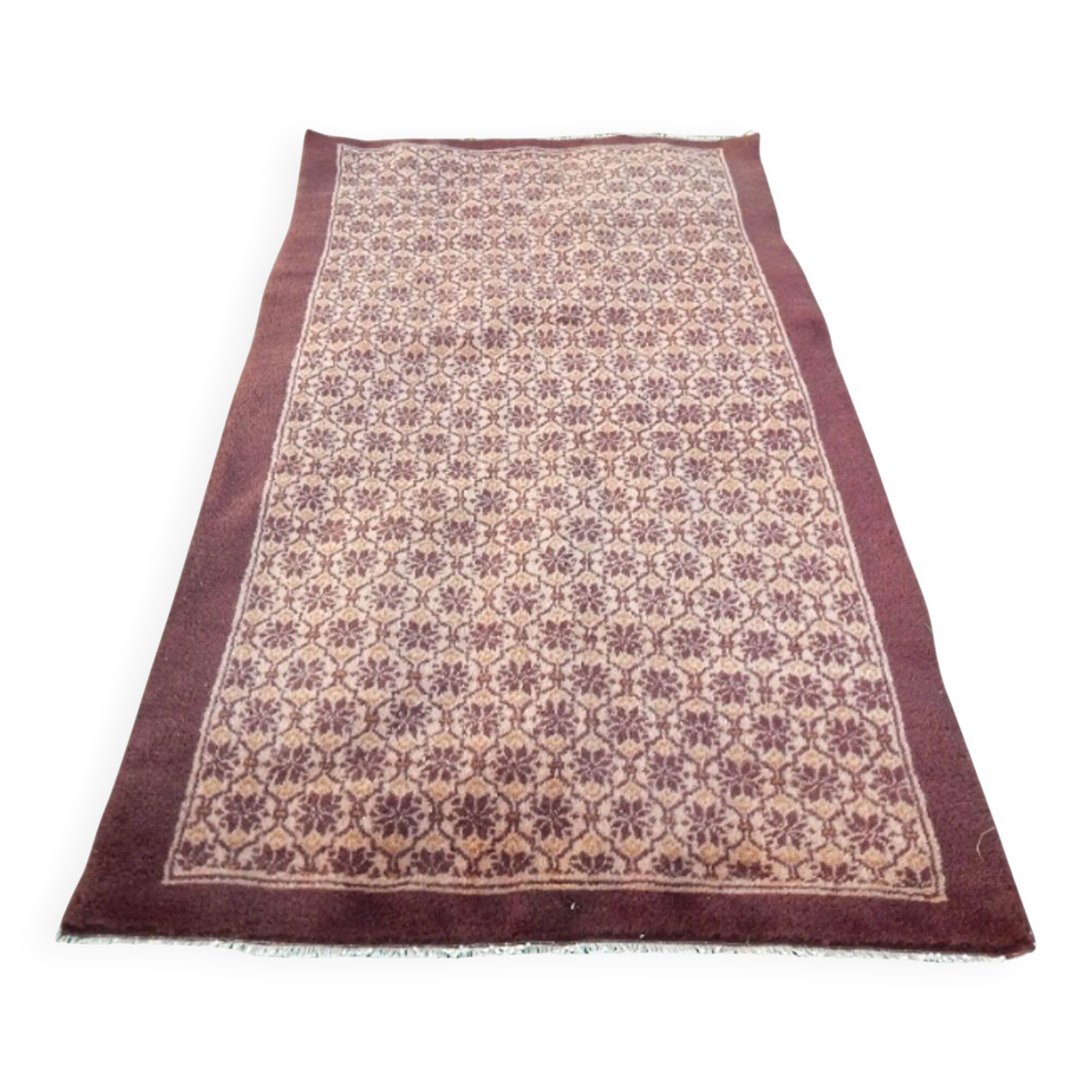 Vintage handmade Turkish rug 115x188 cm