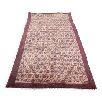 Vintage handmade Turkish rug 115x188 cm