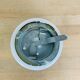 Vintage half-sphere opaline ball wall light