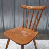 Pair of bistro chairs with bars