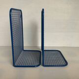 Pair of blue mesh bookends