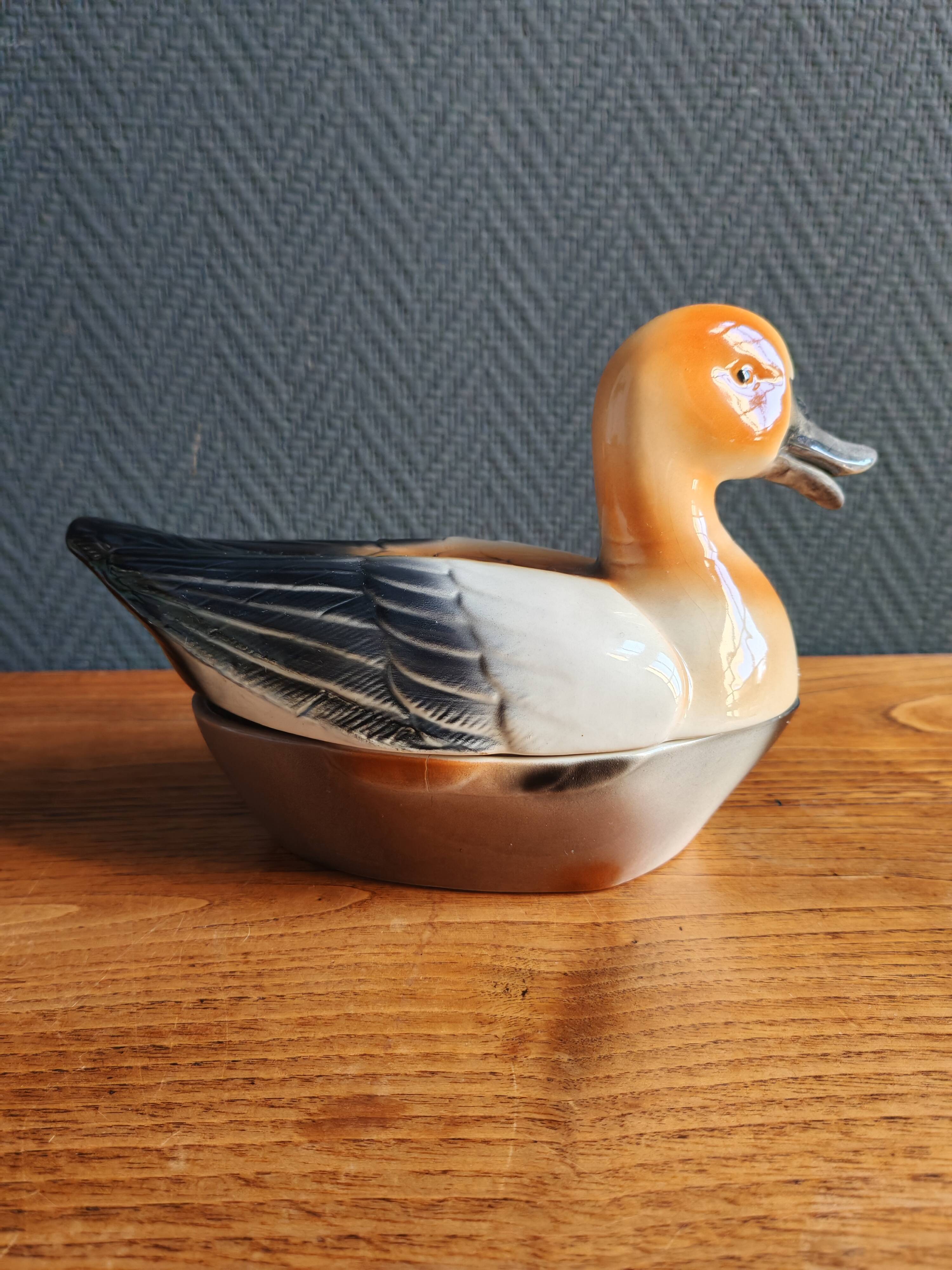 Vintage Duck Terrine in Ceramic – Artisanal Foie Gras Dish