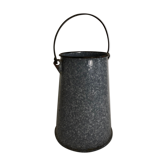 Enamelled milk jar, kitchen decoration