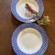 2 Jacquot Digoin Sarreguemines soup plates.