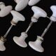 Set of 14 oval handles + 1 porcelain handle