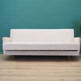 Ecru folding sofa, Danish design, 1960s, production: Denmark
