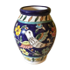Sandstone vase decorated with Jerusalem decoration