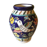 Sandstone vase decorated with Jerusalem decoration