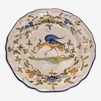 Moustiers bird plate