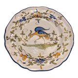 Moustiers bird plate