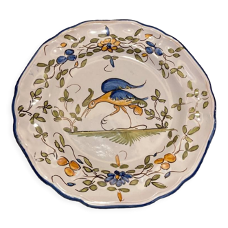 Moustiers bird plate