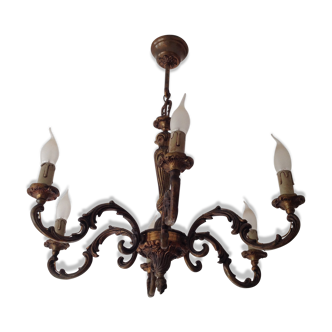 Bronze chandelier