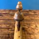 Wooden coat rack from the 60s with 3 hooks