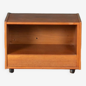 Retro Teak 1960s TV Cabinet Lamp Table Side Table