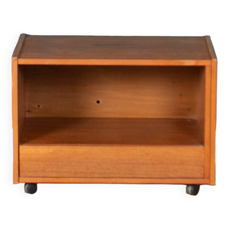 Retro Teak 1960s TV Cabinet Lamp Table Side Table