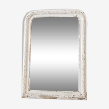 Vintage white mirror