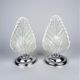 Pair of Art Deco Murano glass table lamps by Barovier & Toso, Italy, 1960s