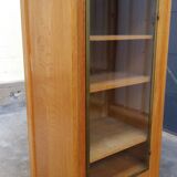 60s oak display case
