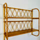 Vintage rattan shelf
