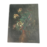 Painting bouquet of honeysuckle