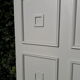 Door 207x99,5cm communication back panel molded