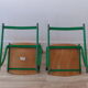 Paire de chaises traîneau