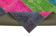 Hand-knotted anatolian contemporary 200 cm x 300 cm multicolor patchwork carpet