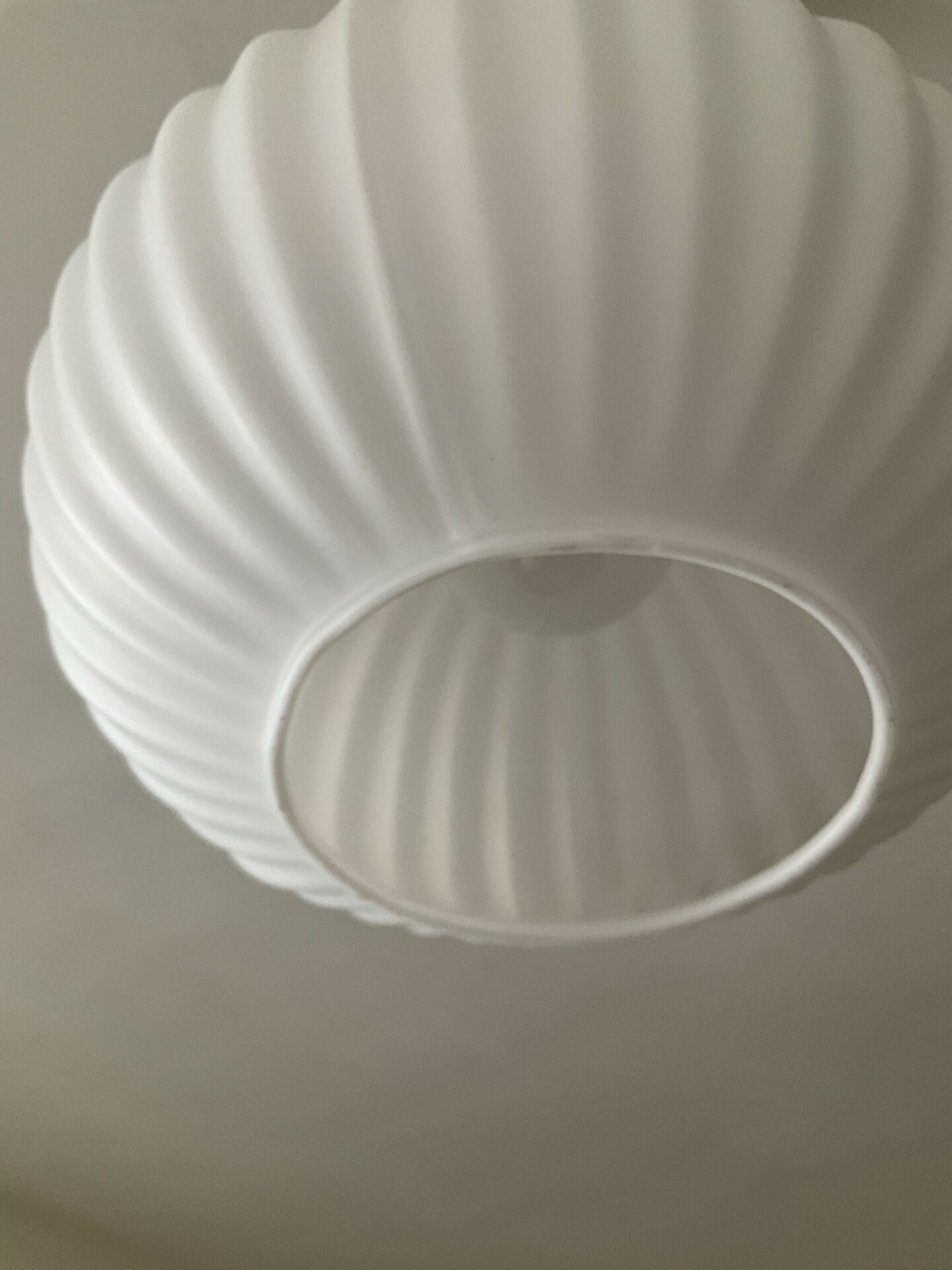 Scandinavian suspension light by Louis Kalff from the 60s-70s.
