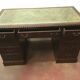 Desk style english mahogany and mahogany flat